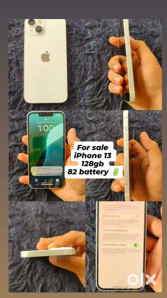 Iphone 13      128gb  battery 82