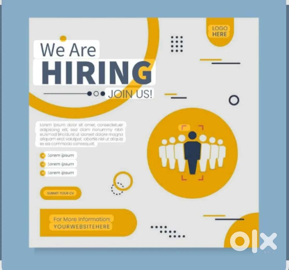 WANTED MALE AND FEMALE STAFFS