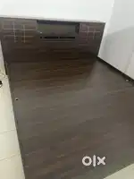 King size bed with box storage