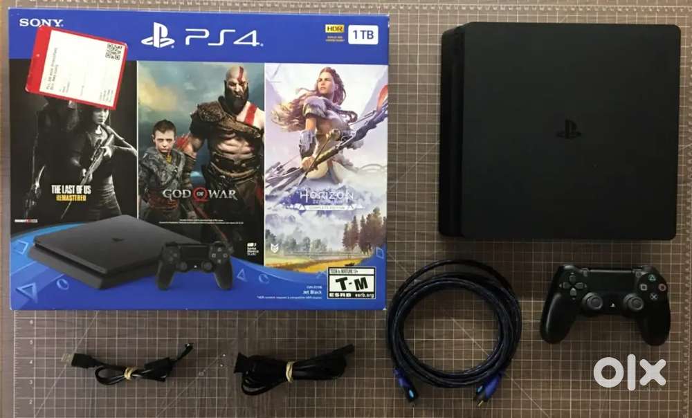 Sony PlayStation 4 Slim 1 TB Jet Black PS4 Console 