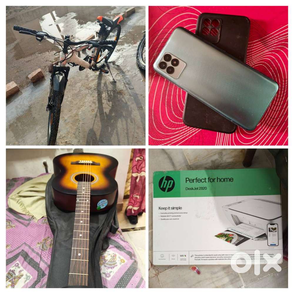 Mobile (realme), Guitar, Cycle, Printer