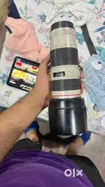 Lens 70-200 canon camera
