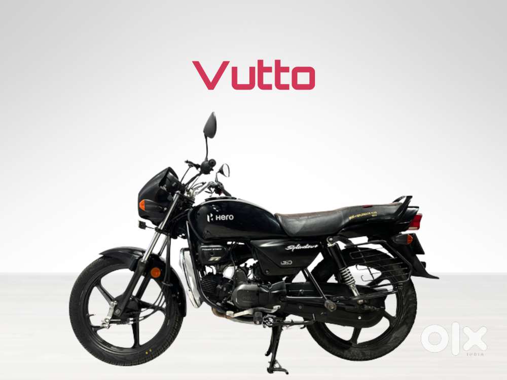 Hero Splendor Plus Black and Accent Edition (2123), 6 months warranty