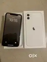 iPhone 11 128GB White in best condition with box bill charger