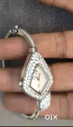 BEAUTIFUL STERLING SILVER BRACELET WATCH LADY'S