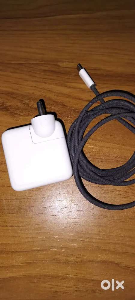 Original Apple MacBook charger and USB cable