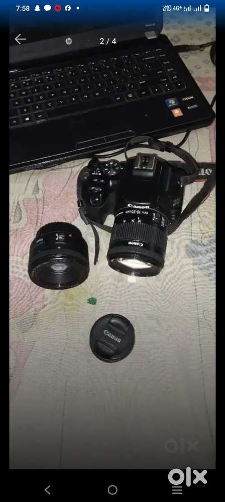 कैमरा  200D mark 2 and 50mm lence