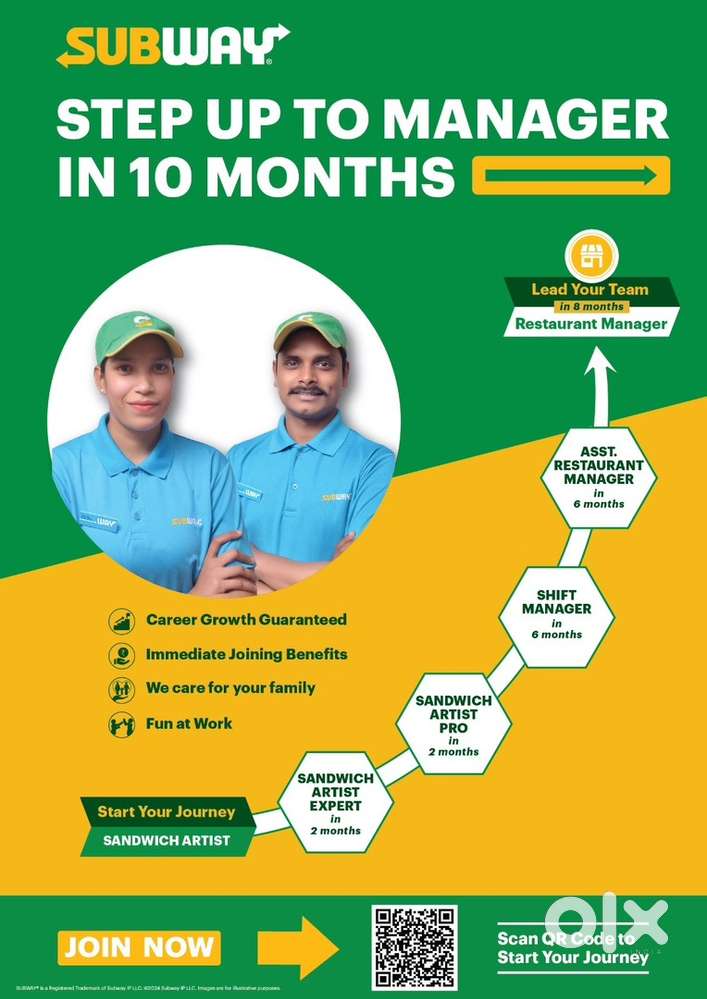 Subway sandwitch artist