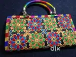 Rajasthani embroidered Clutch
