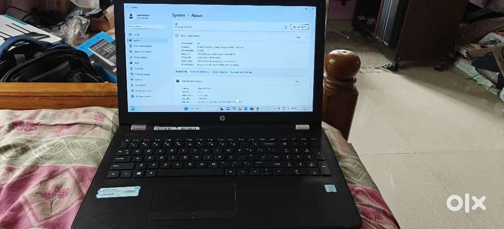 HP Core i3 8th Gen with 12 GB RAM , 128 GB SSD and 1TB SATA HDD