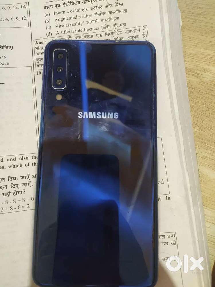 Samsung a7 ram 4gb memory 128 gb display change chai