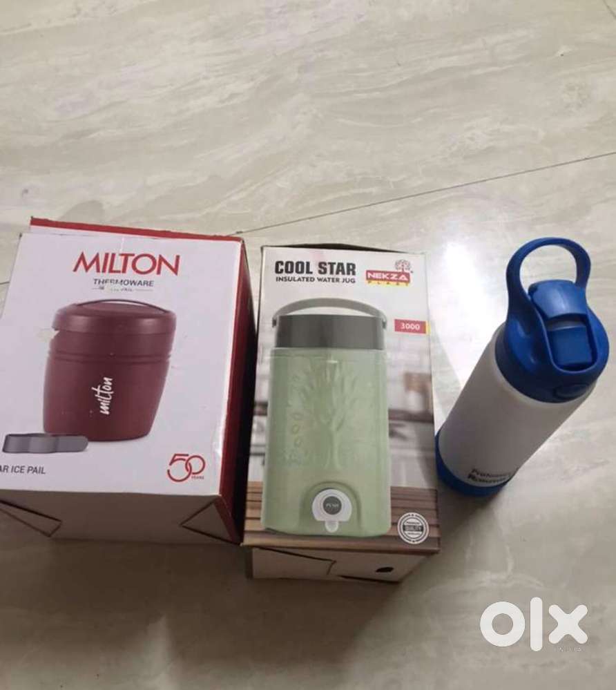 Aquaminder water bottle,Milton ice pail,cooling water jug