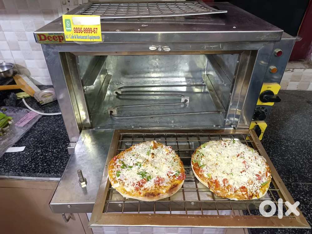 खोले अपना पिज़्ज़ा कैफे pizza shop oven griller fryer display counter