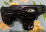 Blackmagic Pocket Cinema Camera 4k with
25mm lens , apprx 4 yrs old