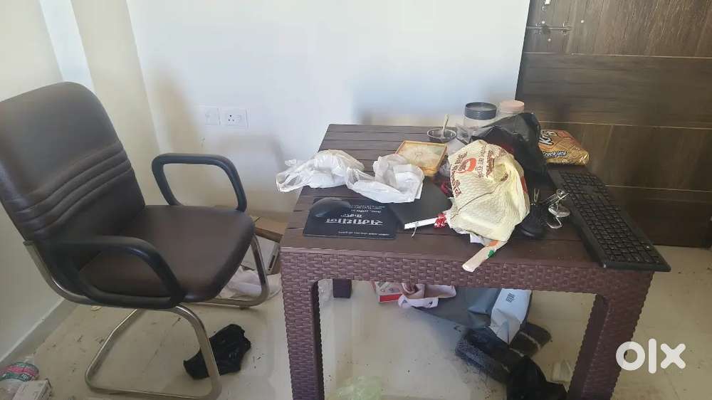 Urgent sell foldable Table and chair