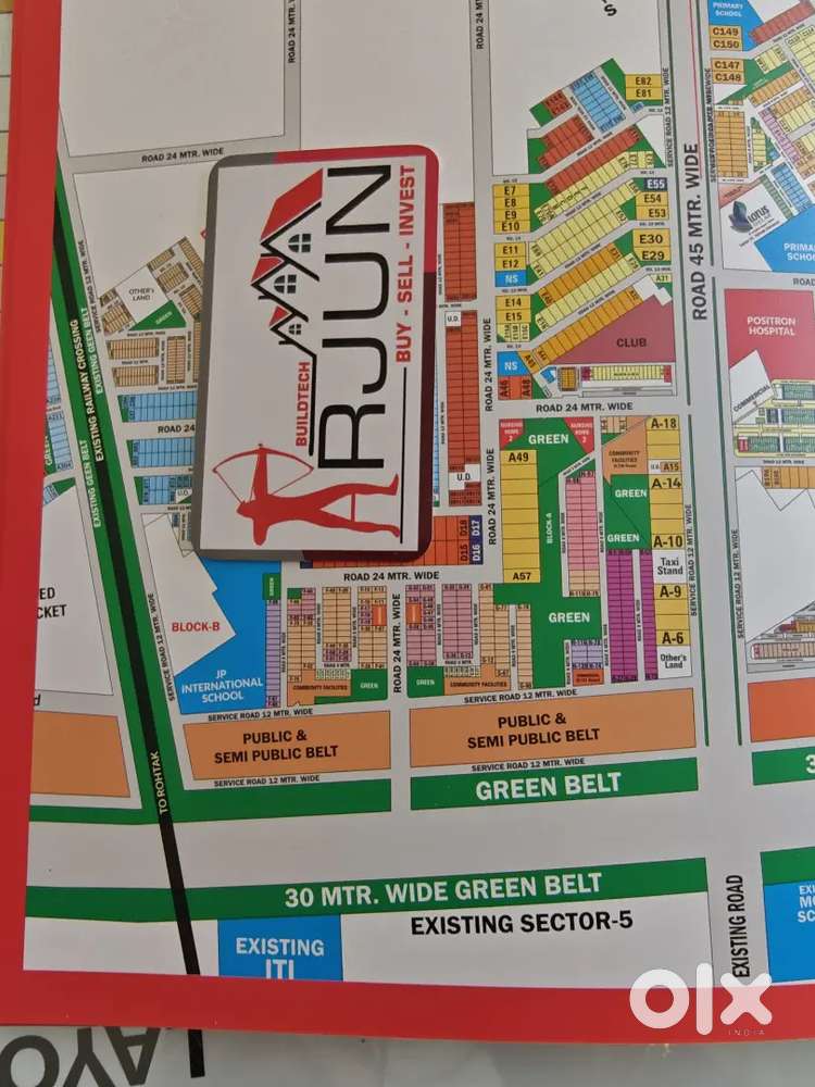 245 gaj plot for sale in Suncity Sector-36, Rohtak