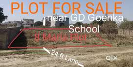 8 Marla Registered Plot for Sale near GD Goenka School,RakhNagbani
