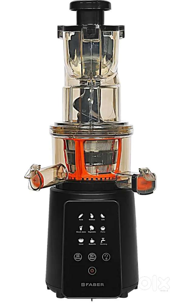 Faber Cold Press Slow Juicer+ Salad Maker, Fsj 200 Bk