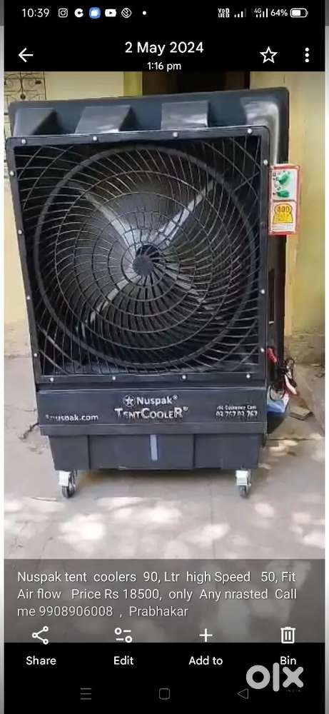 Raj tent coolers nuspak coolers
