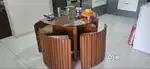4 seater round shape dining table