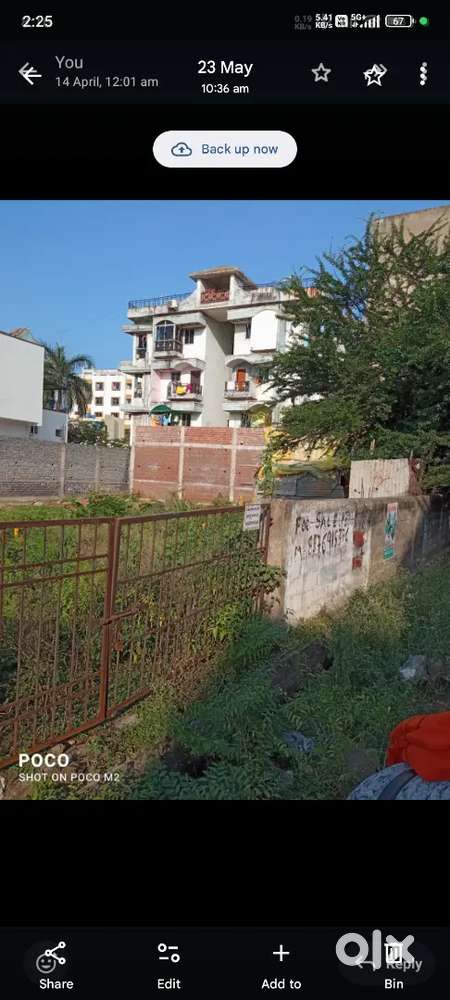 Plot for rent in tatiband