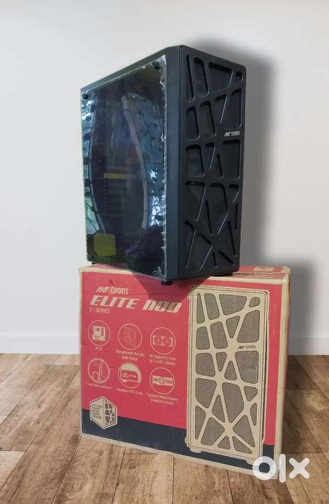 Ant Sports rgb gaming cabinet with amd motherboard