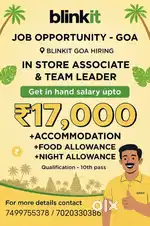 Need picker and packer  in goa