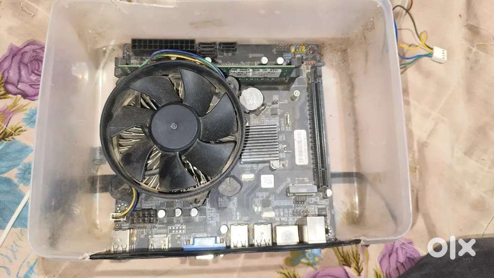 Zebronics h61 motherboard 8GB RAM CPU cooler