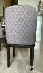 -DINING CHAIRS x 5.  SOFA L-SHAPE.  SOFT CUSHIONING