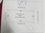 216 gaz beautiful plot two side open 40ft road