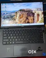 Dell latitude 7420 laptop with wireless keyboard and mouse
