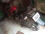 Aata chakki and birhi chawal machine and pulser bike