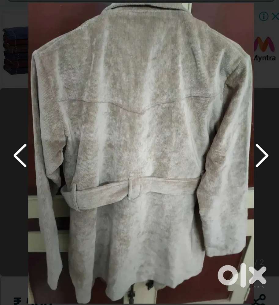 Coat Ladies olive colour