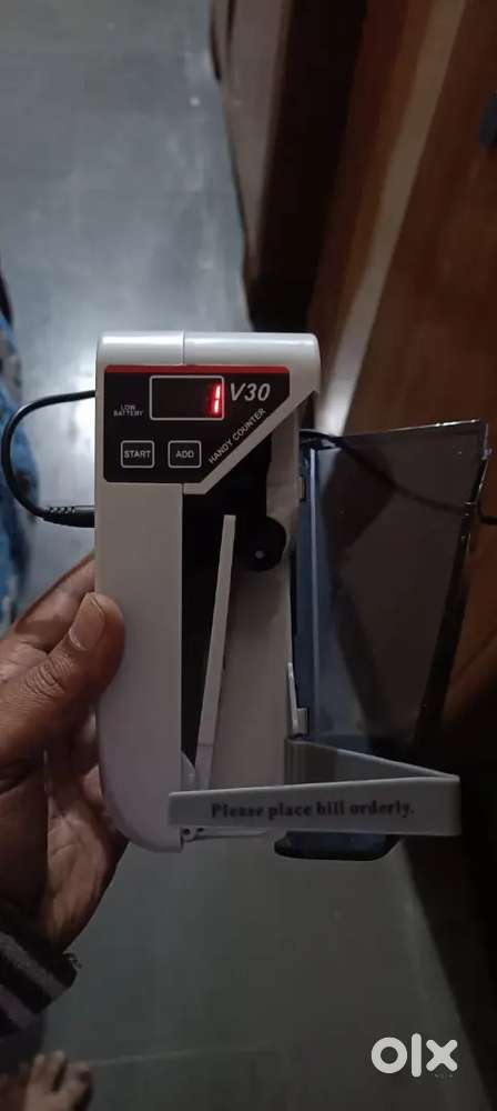 Cash count ing machine portable