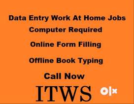 Data Entry Computer Based Form Filling and Book Typing Work At Home