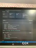 My hp laptop and apple mouse