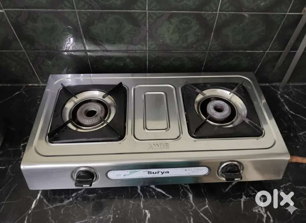 2-Burner Stainless Steel Gas Stove (Surya/Ambe)