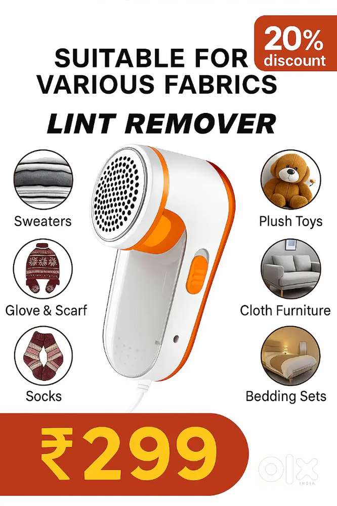 Lint Remover – Sweaters, Socks, Sofa, Bedding”