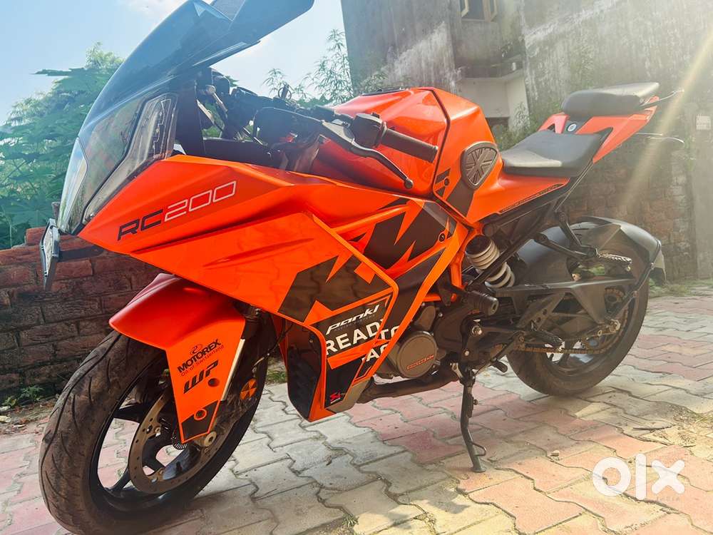KTM RC 200 with excellent condition