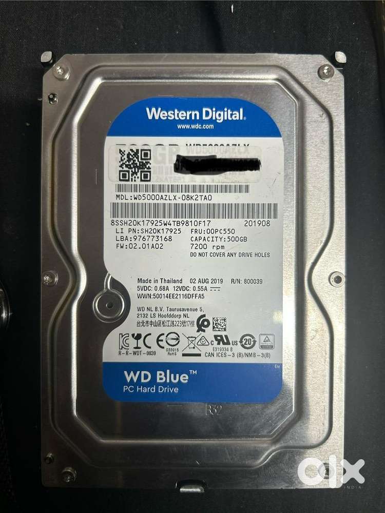 500GB WD HardDisk - 3.5 inch