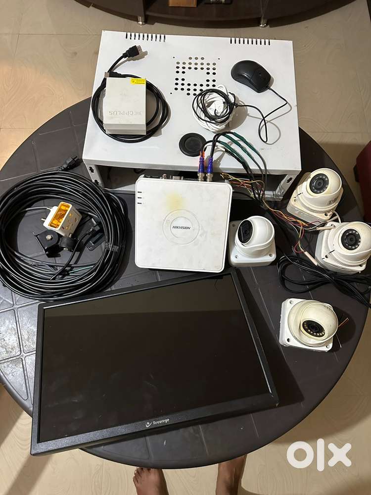 Used Hikvision 4 Chanel /& /secureye Lcd urgently sale //