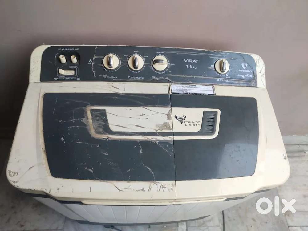 Videocon Semi Automatic Washing machine 7.5 kg Working Good condition