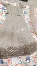 Lehga chunni shet full work