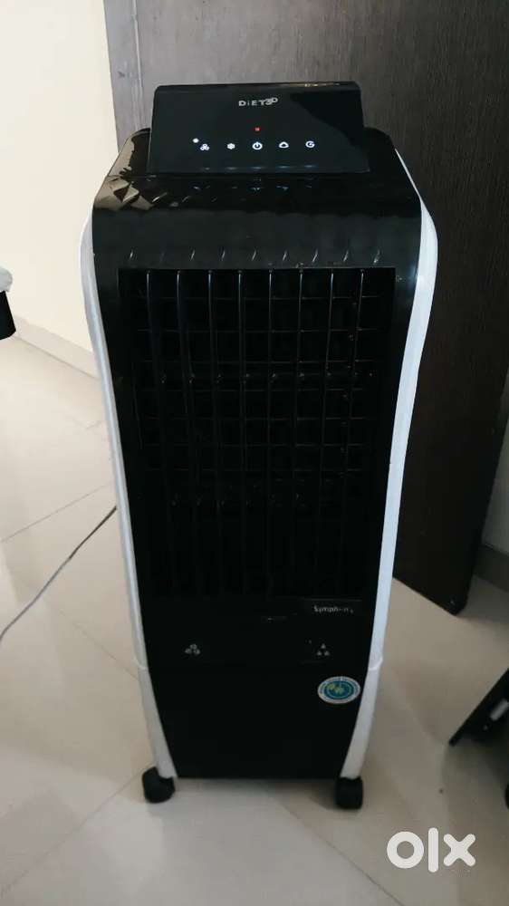 Symphony 20I Portable Air Cooler with Honeycomb Pad, PopUp Touchscreen