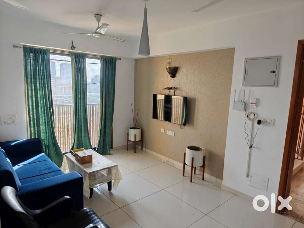 3bhk fully furnished flat on rent at marigold south bopal Ahmedabad