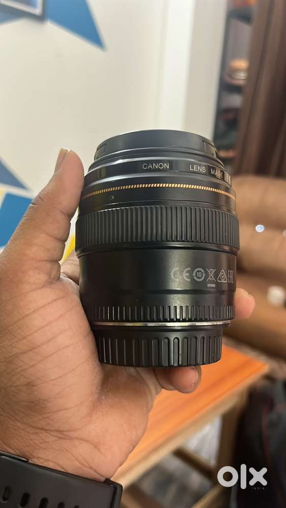 Canon 85mm lens and RF to EF converter