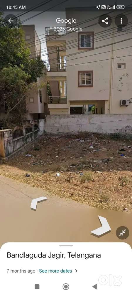 LRS pd Bandlaguda Jagir 88 sq yards open plot East facing 25 Feet Road
