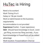 Accountant job