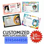 Name slip sale Rs 90