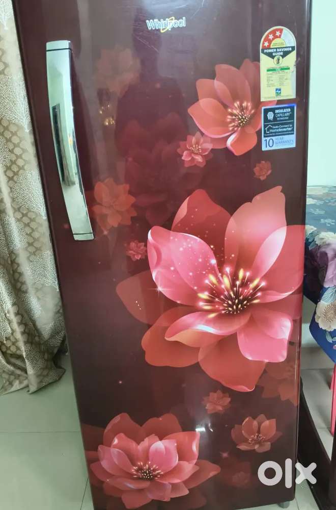 3 years old single door fridge is available contact